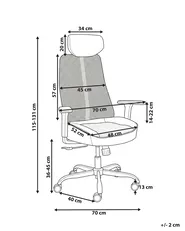 Bureaustoel STRYKE Rood_1133624