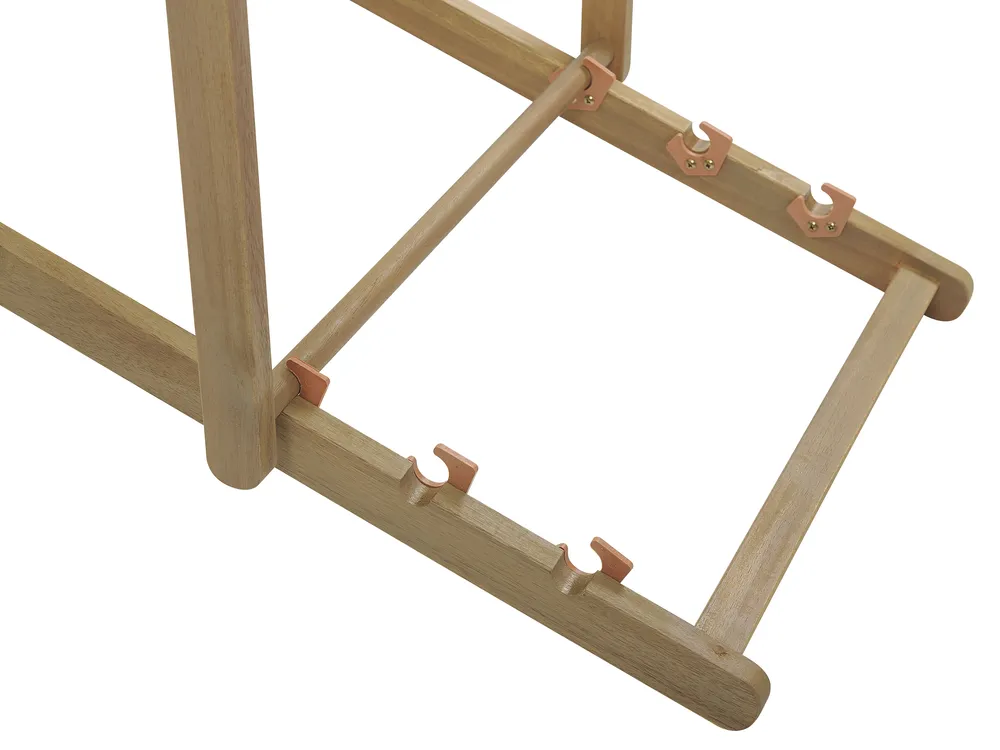 Set mit 2 klappbaren Liegestühlen AVELLINO mit Ersatzstoffen Akazienholz Dunkelbraun_860257
