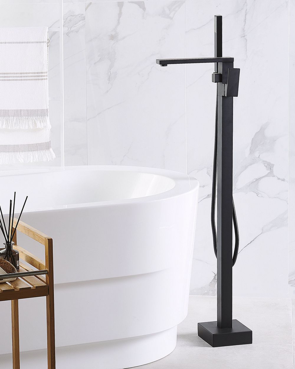 Robinet de baignoire autoportante DELLA Noir