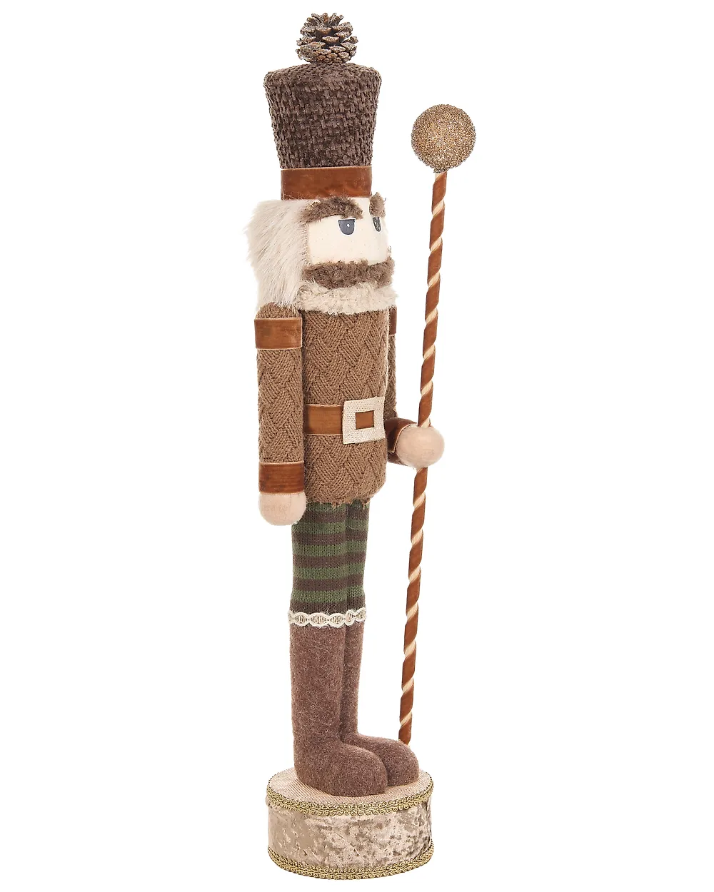 Set od 2 dekorativne figurice KOLARI 68/91 cm Orašar Smeđi_1156781