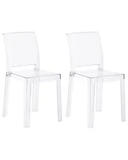 Esszimmerstuhl 2er Set WESTBRIDGE Transparent_1093954