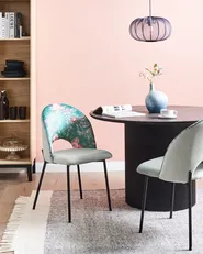Set of 2 Dining Chairs COVELO Velvet Mint Green_902282