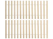 Bett mit 2 Schubladen OLENDON Kiefernholz Weiß 160 x 200 cm_956291