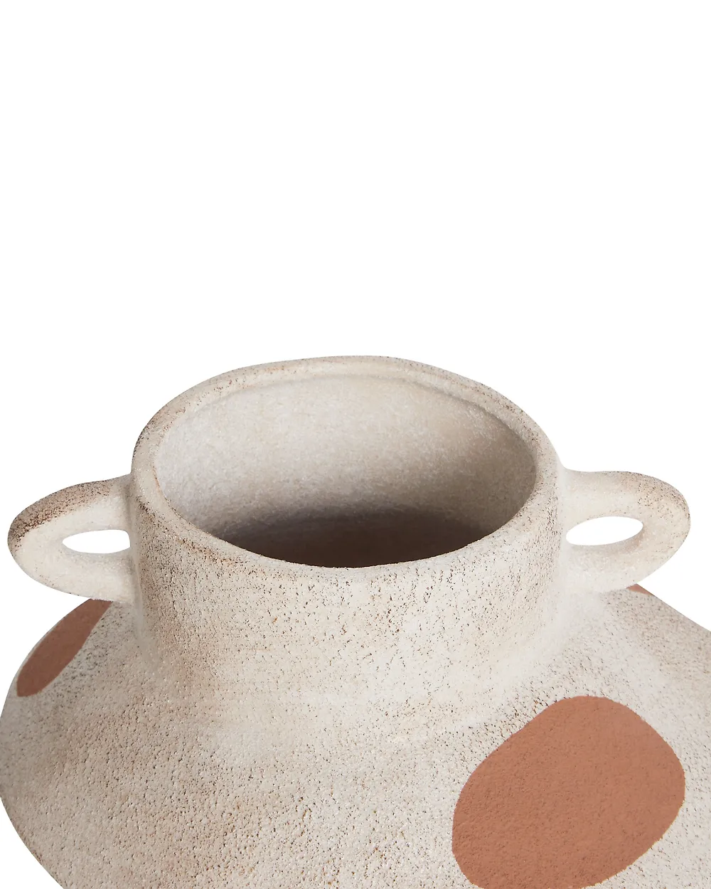 Blumenvase ALOSIDAE 19 cm Steinzeug Hellbeige_1183904