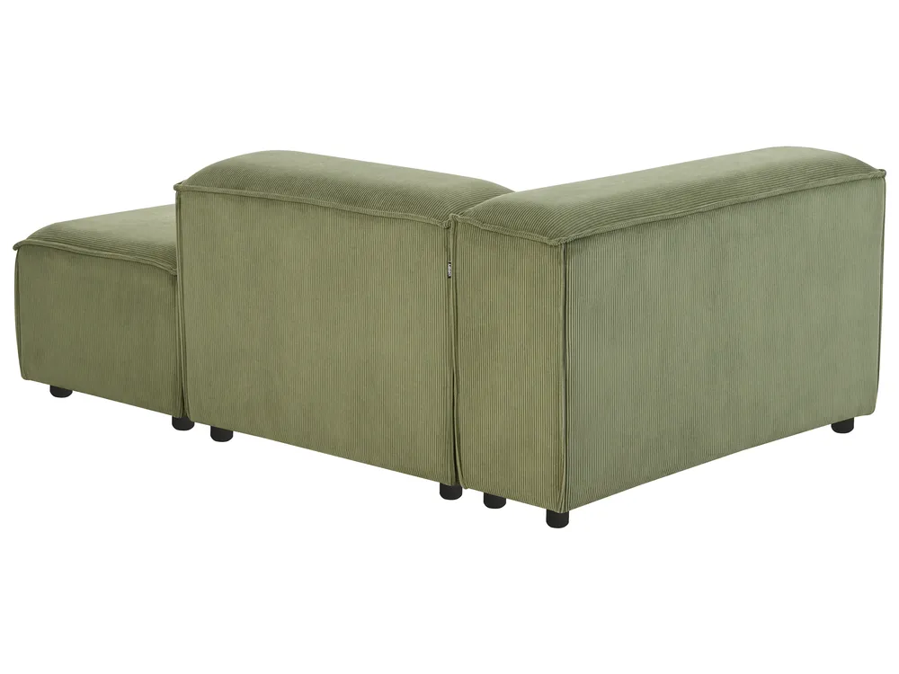 Modul Ecksofa 4-Sitzer ARDAL Cord Grün linksseitig_947352
