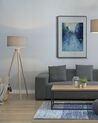 Floor Lamp NITRA Oak Wood Grey