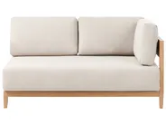 Gartensofa mit Tisch 2-Sitzer SAMPIERI Metall Hellbraun_1008842