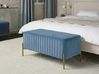 Banc rembourré UTAH Velours Bleu