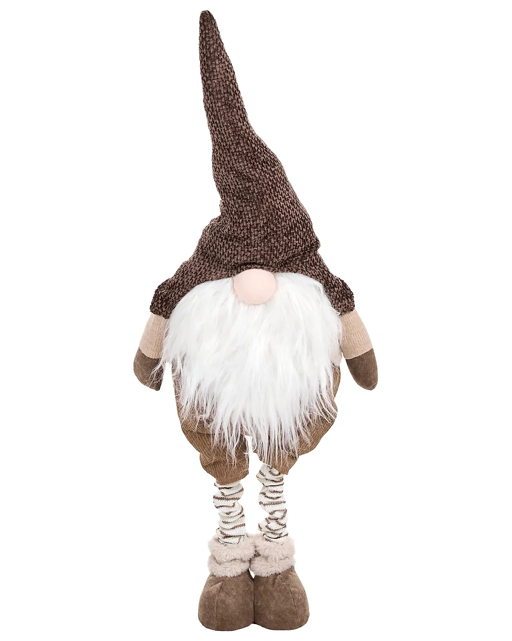 Weihnachtsdekoration 3er Set KOSKENKORVA 70/58-80/80-104 cm Zwerg Braun_1174189