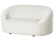Sofa 2-Sitzer MALUNG Samtstoff Cremeweiß_883971