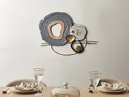 Wall Decor NEPTUNIUM 62 cm Metal Multicolour_1184853