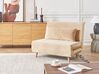 1-Sitzer Schlafsofa SETTEN Samtstoff Beige
