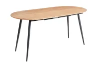 Ausziehbarer Esstisch CLAVET Hellbraun 120/160 cm 80 cm_975609