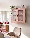 Wandschrank HARLYN 60 cm Metall Pfirsichrosa