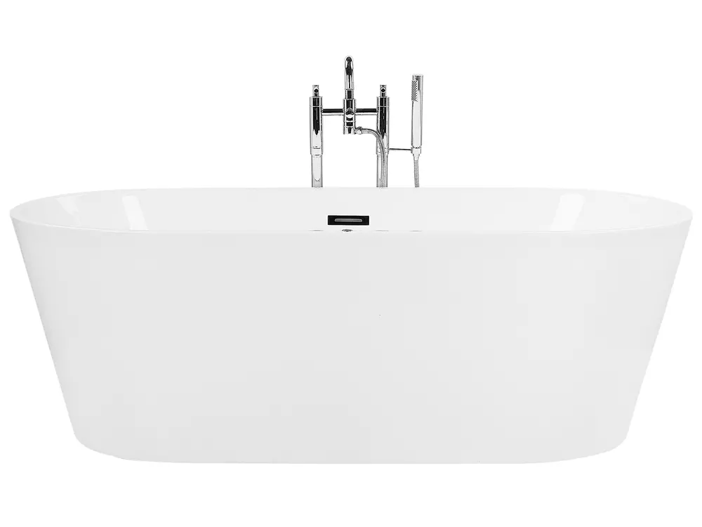 Freestanding Hot Tub with LED HAVANA 1700 x 800 mm White_800900