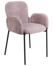 Set of 2 Dining Chairs ALBEE Pink_908175