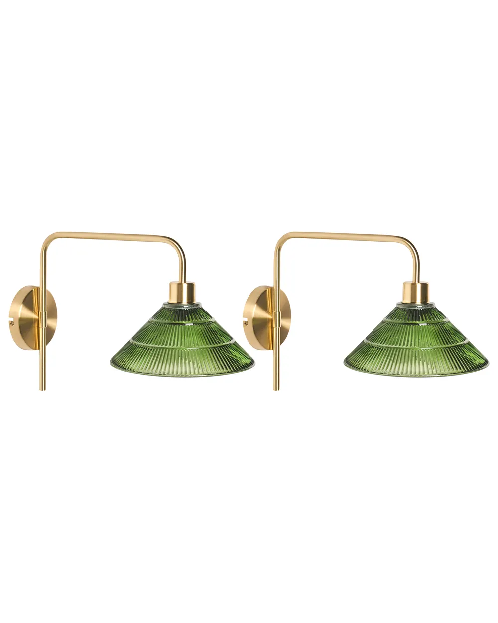 Wandlampe 2er Set SUMPUL Metall Gold