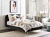 Bett mit Lattenrost Samtstoff FLAYAT 140 x 200 cm Schwarz