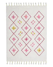 Kinderteppich CAVUS Weiß 160 x 230 cm Baumwolle_839828