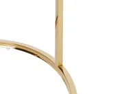 Set of 2 Coffee Tables GRANGE Tempered Glass Gold_895891