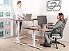 Electric Adjustable Standing Desk DESTINES 120 cm x 72 cm Brown/ White