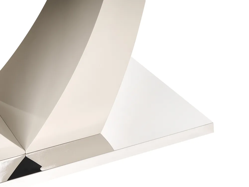 Ausziehbarer Esstisch MERRAN Hellbeige 160/200 cm 90 cm_1043783