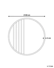 Wandspiegel COUST 80 cm 80 cm Gold_915509