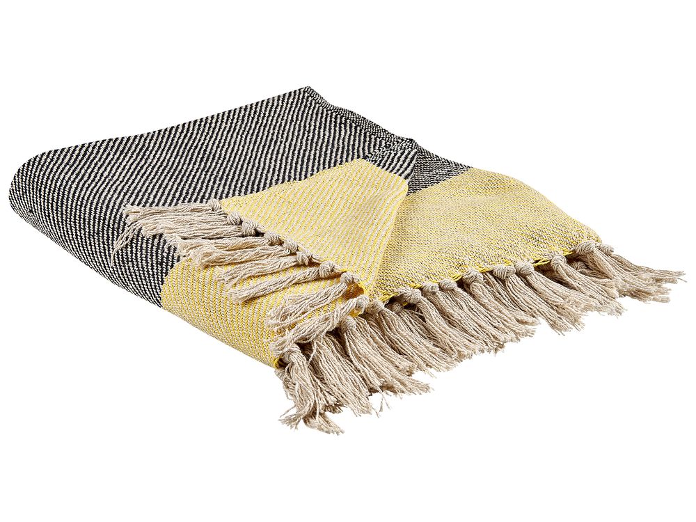 Blanket LAPU Cotton 125 x 150 cm Mustard