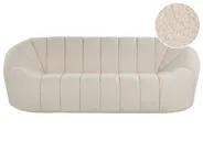 Sofa 3 Seater LOMMA Boucle White_818055