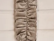 Dekokissen 2er Set BELLE 30 x 50 cm Samtstoff Hellbeige Ohne Muster_1168725