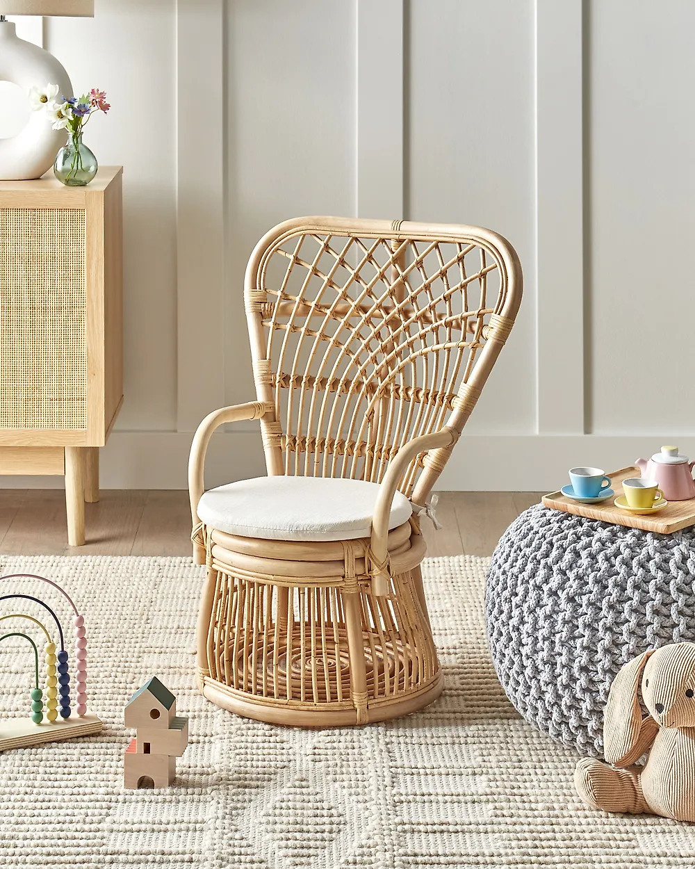 Kindersessel TEMENI Rattan Naturfarben_1185180