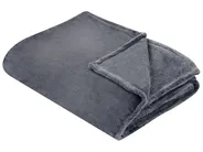 Kuscheldecke BAYBURT 200 x 220 cm Grau_851123
