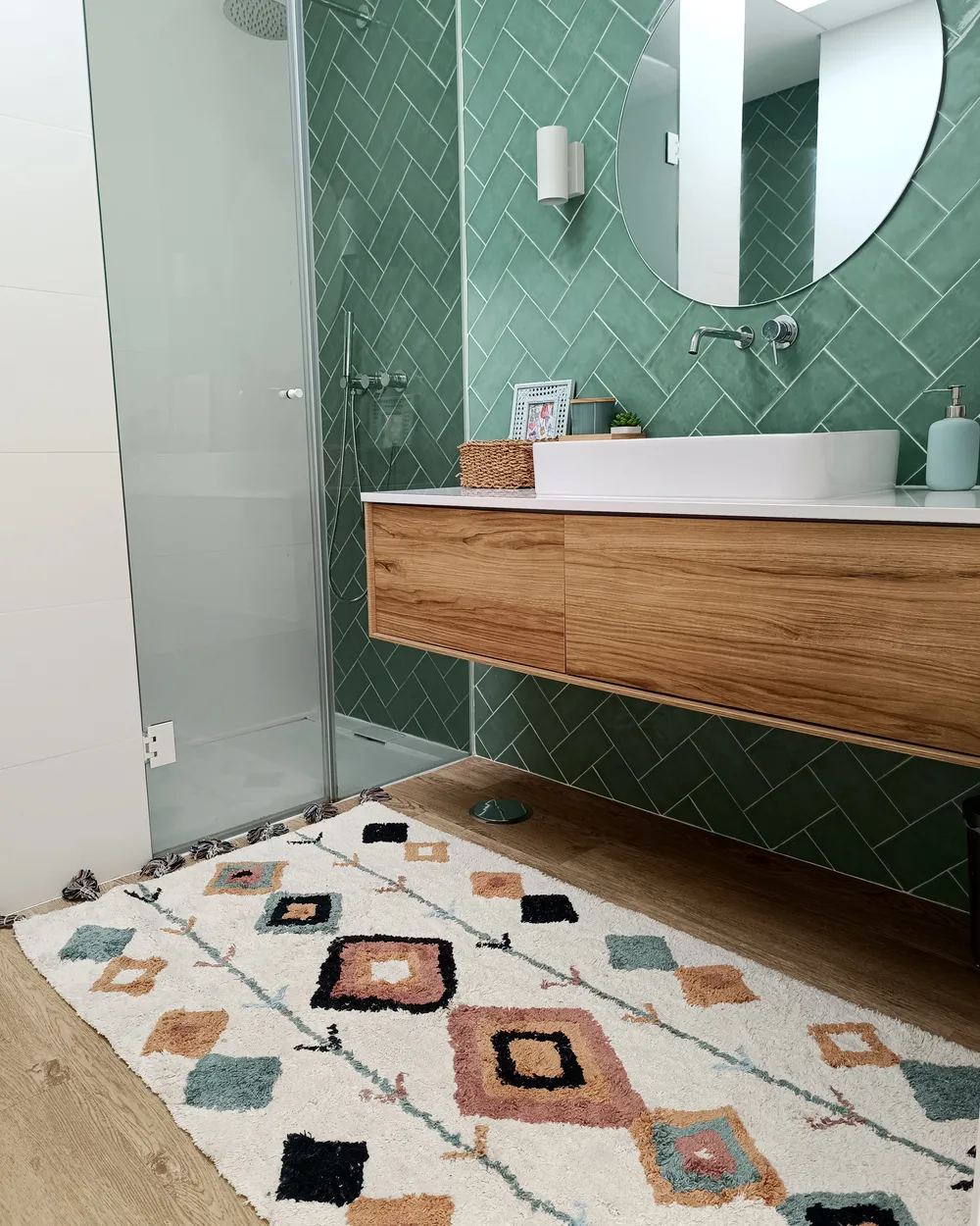 Teppich ESKISEHIR Beige 80 x 150 cm Baumwolle_973135