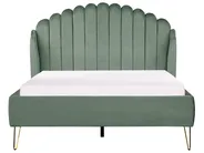 Bed Velvet AMBILLOU 140 x 200 cm (EU Double) Green_902519