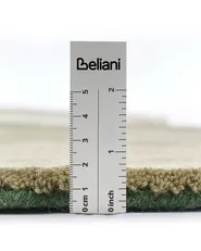 Teppich SINJUWI Grün ø 140 cm Wolle_1059439