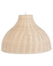 Hängeleuchte MILLIAN Rattan Hellbraun_785342
