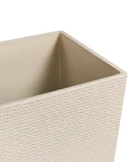 Set of 2 Plant Pots CYRODALIS 42 cm Beige_1133043