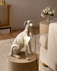 Tischlampe Hund SPRINT Weiß_1066648