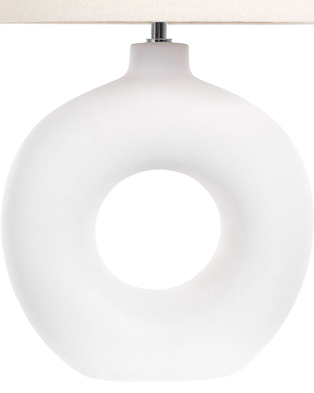 Tischlampe VENTA Keramik Weiß_833945