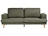 Sofa 3-Sitzer KILDAL Stoff Grün
