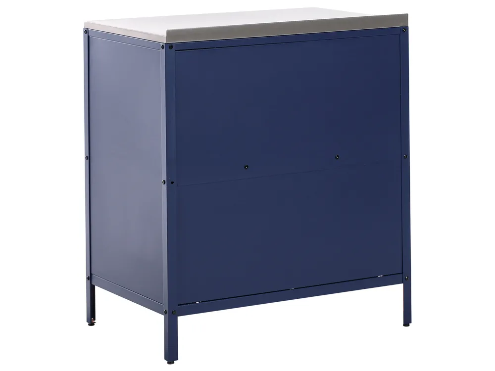 Outdoor-Küchenschrank VILAMA Blau_974023
