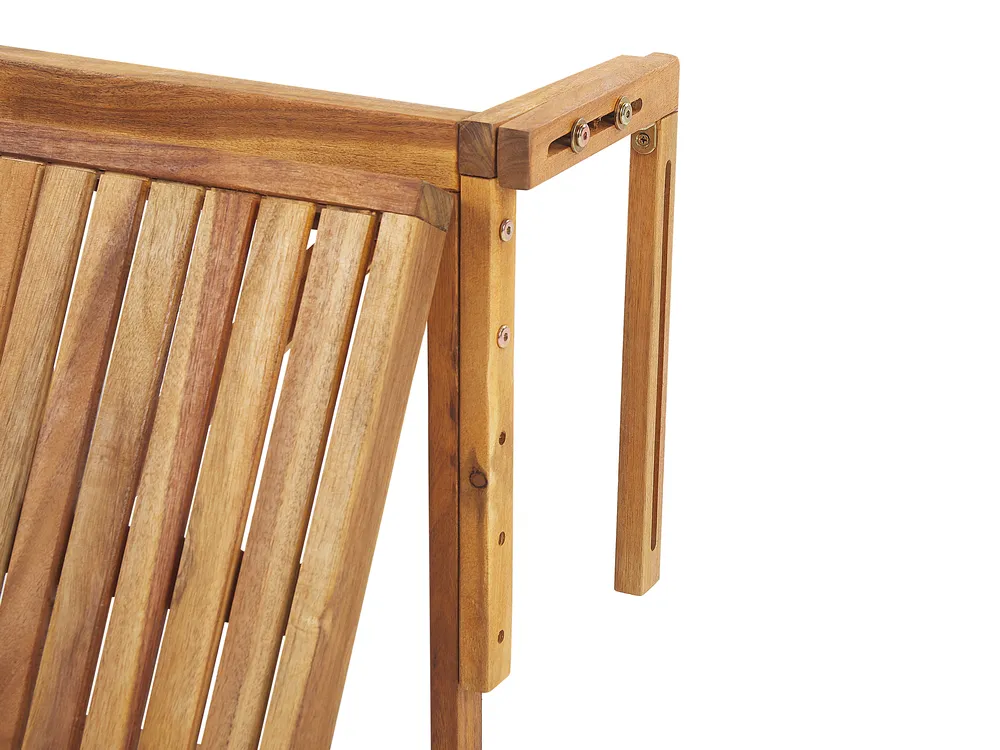 Balkontisch UDINE 70 cm 69 cm Akazienholz Braun_810155