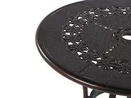 Bistro Set BOVINO Metall Dunkelbraun_797606
