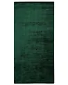 Teppich GESI Dunkelgrün 80 x 150 cm Viskose