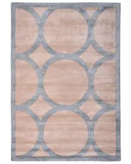 Teppich MALAN Hellbraun 160 x 230 cm Viskose_904118