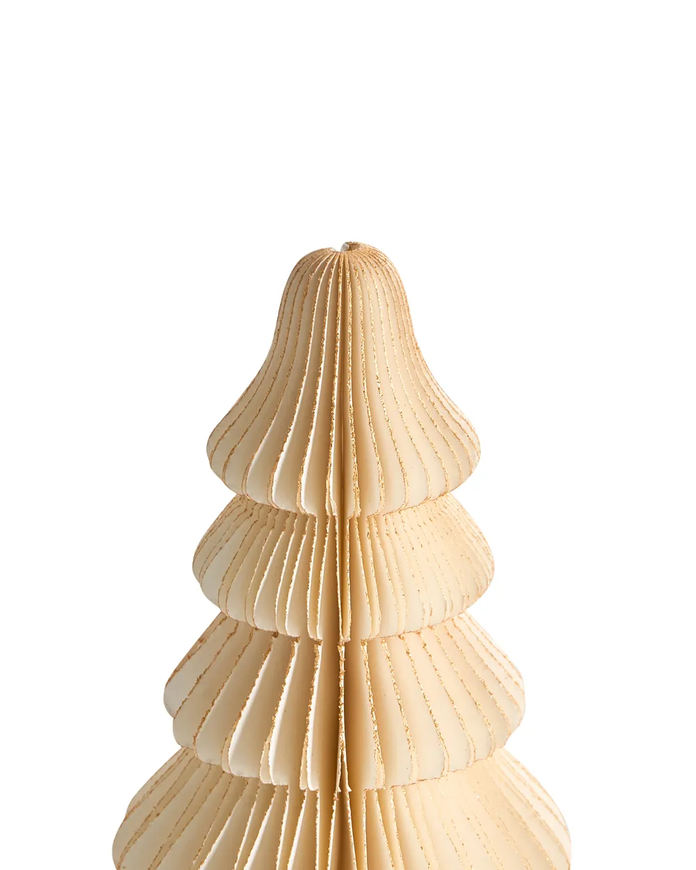 Dekofiguren 2er Set SKJOMA 15/20 cm Weihnachtsbaum Beige_1030507