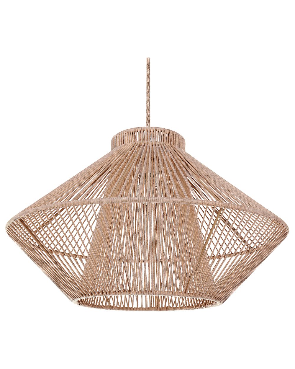 Hanglamp PALMETTO Katoen Beige