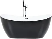 Freistehende Badewanne ANTIGUA 170 x 77 cm Schwarz_771369