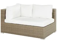 Lounge Set mit Tisch 8-Sitzer MAESTRO modular Polyrattan Hellbraun_776303