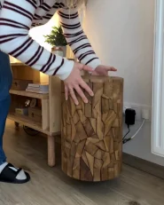 Beistelltisch DAWSON Teakholz Braun_1047128